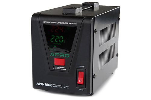 Стабілізатор напруги релейний AVR-1000, 800Вт APRO