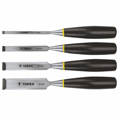 Стамески 6-24 мм, набір 4 шт.*1 уп.