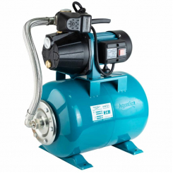 Станція 0.8кВт Hmax 38м Qmax 58л/хв (самовсмоктуючий насос) 24л AquaticaLEO (775346/24)