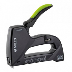 Степлер Miles TP-6001/C "6 в 1",скоби No3 (6-10); No4 (6-14), No7(10-14),No8 (12-14),No9 (14), TR-13