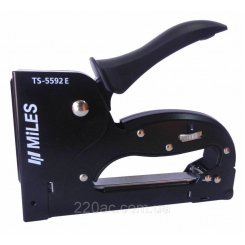 Степлер Miles з регулюванням сили нажиму, чорний, скоби No 3 (4-14 мм); аналог: Rapid 53 (6—14 мм)