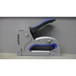 Степлер ресорний для скоби 4-14 мм сталевий корпус регулювання удару колесом  (APRO)