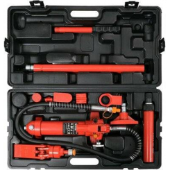 Стійка розпірна гідравлічна в наборі YATO 4 т, хід штока- 125 мм, діапазон приводу- 270-395 мм