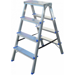 Стремянка 4сх. верх.сх. 0,95м, двостороння DHR404