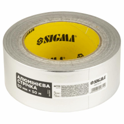 Стрічка алюмінієва 50мм×50м SIGMA (8429611)