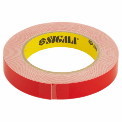 Стрічка двостороння на спіненій основі 15мм×5м SIGMA (8430221)