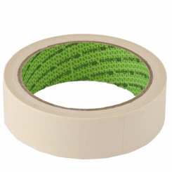 Стрічка малярська 28 мм х 25 м, на паперовій основі, Сибртех