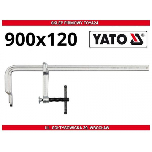 Струбцина кована хромована YATO, l=900х120 мм [5]