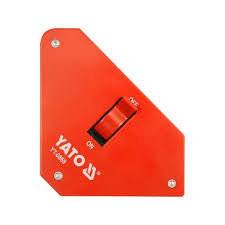 Струбцина магнітна для зварювання з перемикачем YATO: 13.5 кг, 85 х 139 х 25 мм