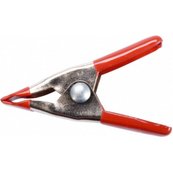 Струбцина пружинна-"прищіпка", металева YATO: L=50 мм, роб. висота/глиб.- 20/20 мм