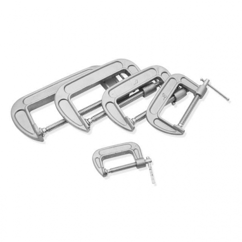 Струбцина тип "G" 3", довжина 75 мм INTERTOOL HT-6015