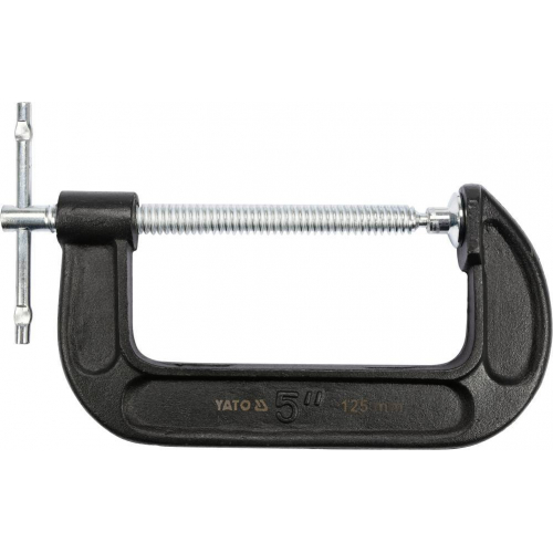 Струбцина з гвинтовим затиском "G" подібна до YATO l= 125 мм (5"), шт