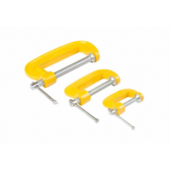 Струбцини столярні MASTERTOOL тип "G" набір 3 шт (30/50/75 мм) 07-0300