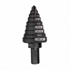 Стверпінчасте свердло Step Drill MILWAUKEE, для електриків PG7-PG21 з кроком 2мм