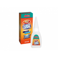 Супер клей 702 рідкий 20мл (брутто 25гр) Akfix