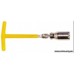 Свічковий ключ Т-подібний з шарніром 21 мм INTERTOOL HT-1721