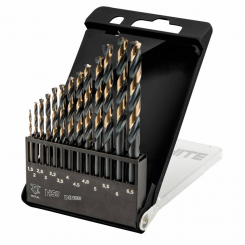 Свердла по металу HSS-CNC, 124°, "Pro-Tec", 1.5 - 6.5 mm, набір 13 шт.