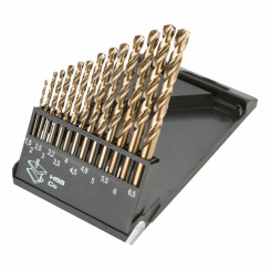 Свердла по металу  HSS-Co 1.5-6.5 мм, набір 13 шт.