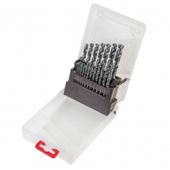 Свердла по металу HSS-G, 1.0 - 10.0 мм, набір 19 шт.