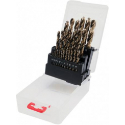 Свердла по металу кобальтові YATO: Co-HSS, Ø= 1-13 мм, (Набір/ 25 Шт.)