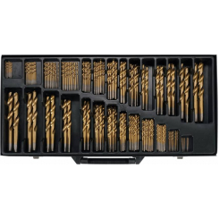 Свердла по металу титанові YATO : HSS-TiN Ø= 1-13 мм. компл. 190 шт