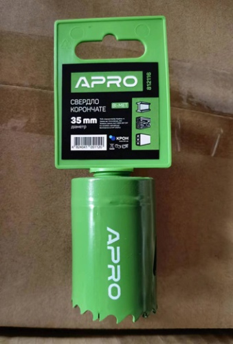Сверло корончатое Bi-Met Ø35мм APRO