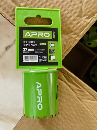 Сверло корончатое Bi-Met Ø37мм APRO