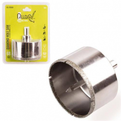 Свердло корончате алмазне по склу та кераміці 68мм з центрувальним свердлом Alloid