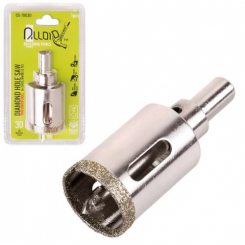 Свердло корончате алмазне по склу та керамміці 30мм з центрувальним свердлом Alloid