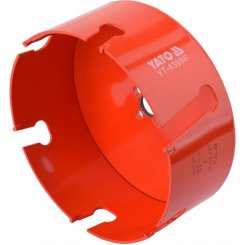 Свердло корончате по силікату, кераміці, плитам OSB YATO: Ø152 x 60 мм, різьб. креп.- 5/8"-18UNF