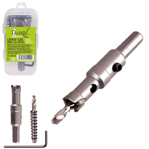 Свердло корончате твердосплавне по металу 16мм Alloid