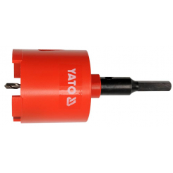 Свердло - коронка алмазна YATO, Ø= 82 мм, що направляє з 6-гран. хвостовиком [20]