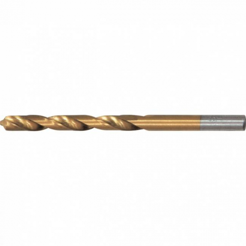 Свердло по металу 6.5 мм, HSS, нітридтитанове покриття, циліндричний хвостовик, MTX.