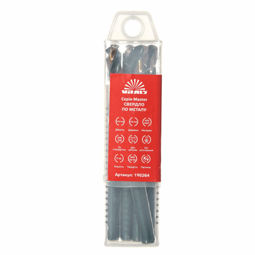 Свердло по металу HSS 4341 10,0 (5 шт.) Vitals Master