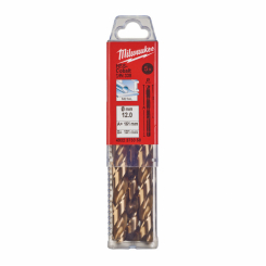 Свердло по металу HSS-Co MILWAUKEE, DIN338, діаметр 12,0х150х101мм, (5шт)