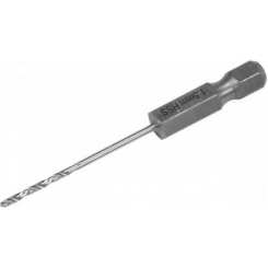 Свердло по металу YATO: HSS6542, Ø=1.5мм, HEX-1/4", l=57/26мм, для нержав., конструкт., ліг.