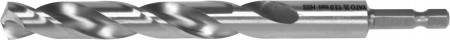Свердло по металу YATO: HSS6542, Ø=13мм, HEX-1/4", l=151/101мм, для нержав., конструкт., ліг.
