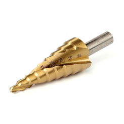 Свердло ступеневе спіральне Ø4-20мм (сталь 6542) APRO