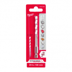Свердло універсальне ShW HEX MILWAUKEE, Ø6x100мм 1