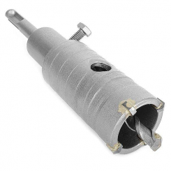 Комплект: свердло корончасте по бетону 36 мм + перехідник SDS Plus 100 мм INTERTOOL SD-7036