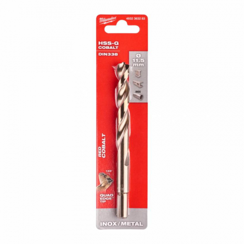 Свердло по металу HSS-Co MILWAUKEE DIN338, Ø11,5мм