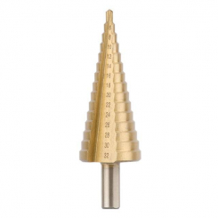 Свердел ступінчастий по металу 4-32 мм INTERTOOL SD-5832