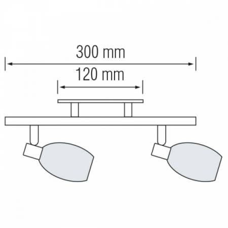 Світильник настінно-стельовий MANAVGAT-2