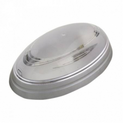 Світильник пластиковий Овал Нінова срібний