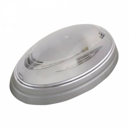 Світильник пластиковий Овал Нінова срібний
