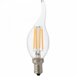 Світлодіодна лампа FILAMENT FLAME-6 6W Е14 4200К