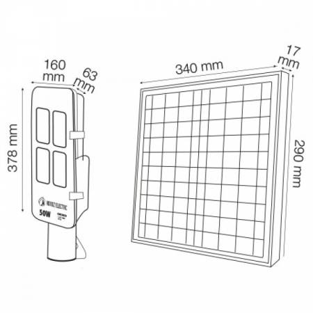Світлодіодний світильник вуличний LAGUNA-50