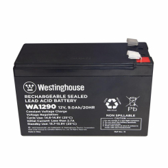 Свинцево-кислотна акумуляторна батарея Westinghouse 12V, 9Ah, terminal F2, 1шт 94*65*151 мм
