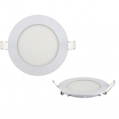 Світильник панель врізна кругла SMD LED 6W 6400К d-120мм 270Lm/2/40