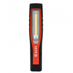 Світильник переносний світлодіодний YATO акумулят. 3,7 V, 2 режими- 10/4 Вт, 170/ 1000 Lm, заряд USB